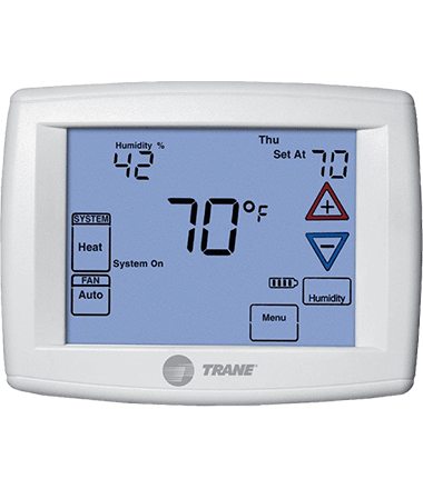 trane thermostats xl800 controls